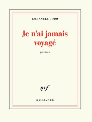 cover image of Je n'ai jamais voyagé